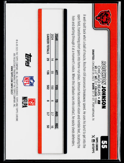 2025 Topps Chrome #55 Roschon Johnson
