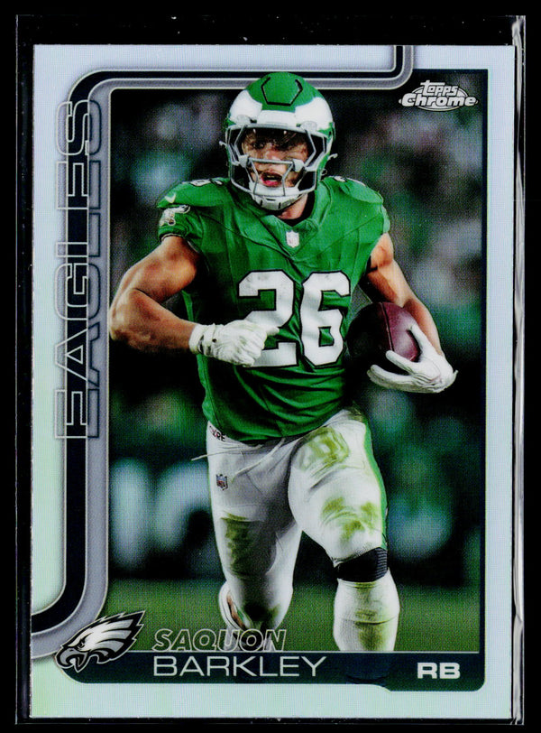 2025 Topps Chrome #248 Saquon Barkley Refractor
