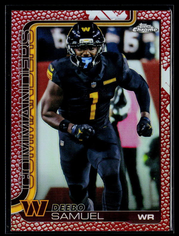 2025 Topps Chrome #294 Deebo Samuel Football Leather Refractor