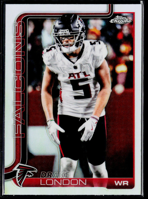 2025 Topps Chrome #12 Drake London Refractor