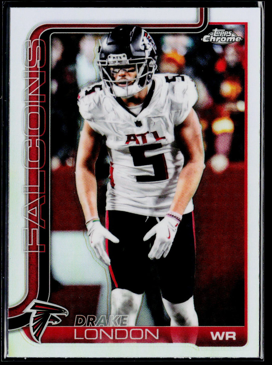 2025 Topps Chrome #12 Drake London Refractor
