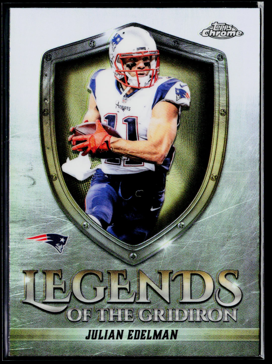 2025 Topps Chrome #LOG-24 Julian Edelman Legends of the Gridiron