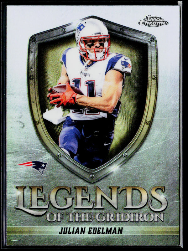 2025 Topps Chrome #LOG-24 Julian Edelman Legends of the Gridiron