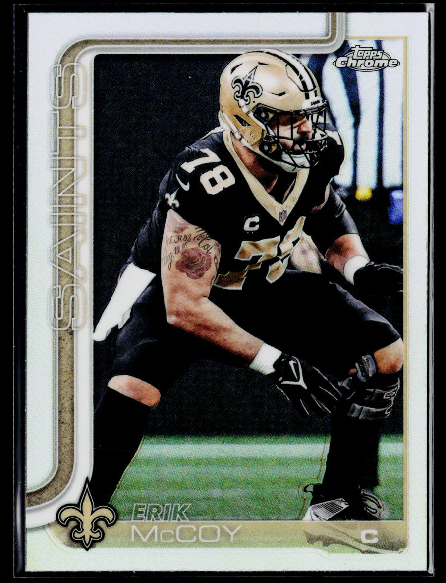 2025 Topps Chrome #223 Erik McCoy Refractor