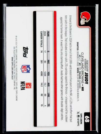 2025 Topps Chrome #68 Jerry Jeudy