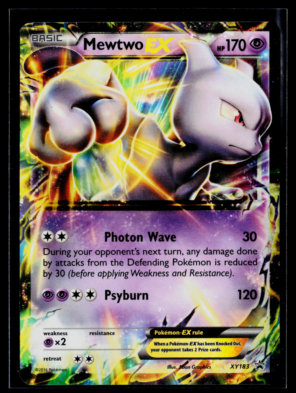 XY Promos #XY183 Mewtwo EX