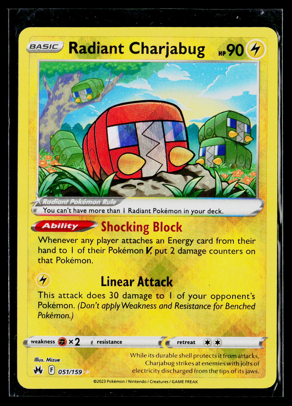 SWSH: Crown Zenith #051/159 Radiant Charjabug