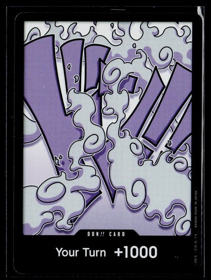 One Piece Promotion Cards DON!! Card (Tin Pack Set Vol. 1 -Monkey.D.Luffy-)