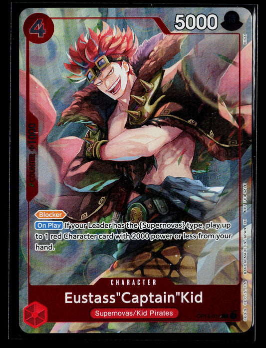The Azure Sea's Seven #OP14-014 Eustass"Captain"Kid
