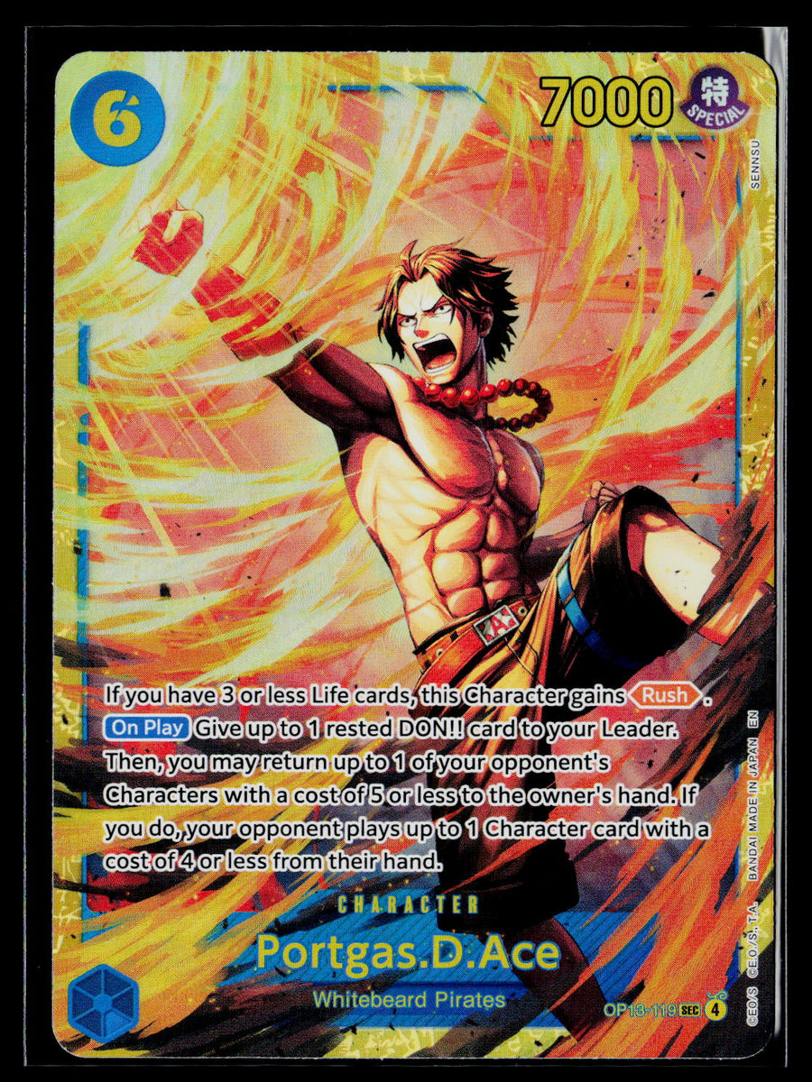 Carrying On His Will #OP13-119 Portgas.D.Ace (119)