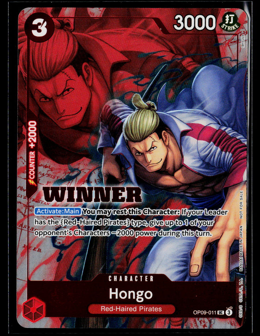 One Piece Promotion Cards #OP09-011 Hongo (CS 25-26 Celebration Pack)