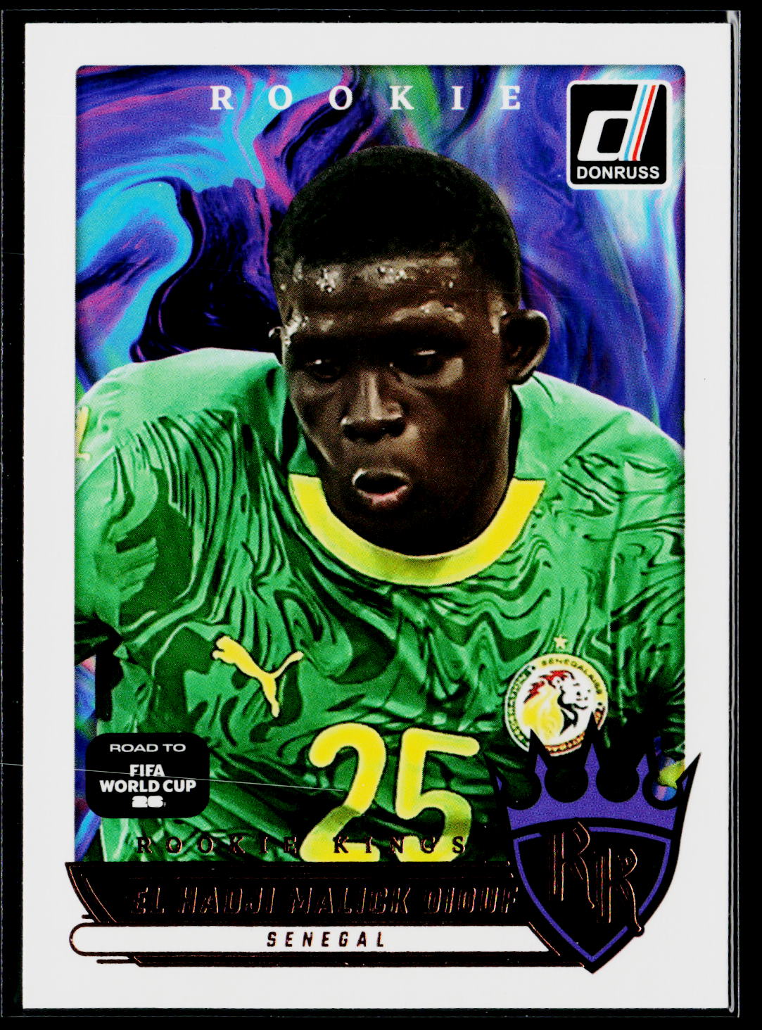 2025-26 Donruss Road to FIFA World Cup #5 El Hadji Malick Diouf Rookie Kings