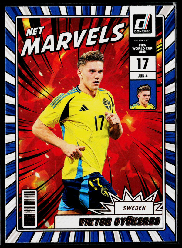 2025-26 Donruss Road to FIFA World Cup #24 Viktor Gyokeres Net Marvels