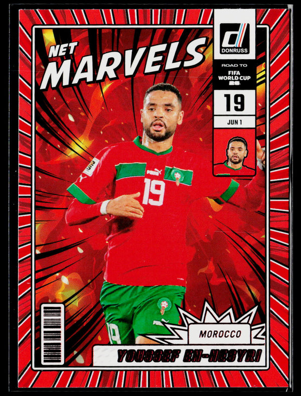 2025-26 Donruss Road to FIFA World Cup #13 Youssef En-Nesyri Net Marvels