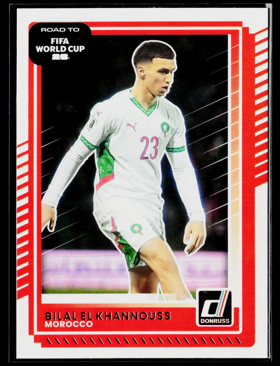 2025-26 Donruss Road to FIFA World Cup #97 Bilal El Khannouss