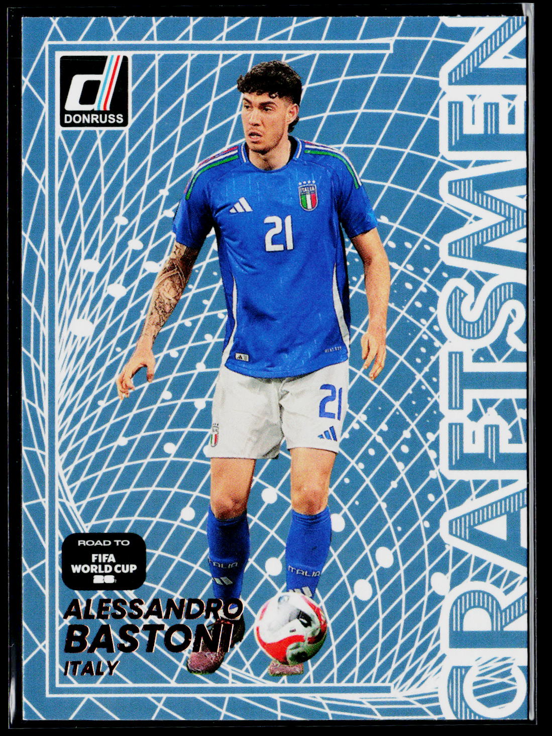 2025-26 Donruss Road to FIFA World Cup #19 Alessandro Bastoni Craftsmen