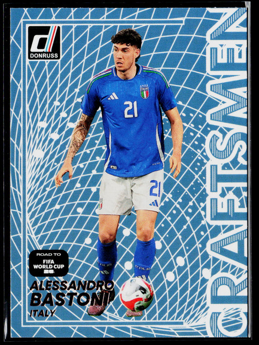 2025-26 Donruss Road to FIFA World Cup #19 Alessandro Bastoni Craftsmen