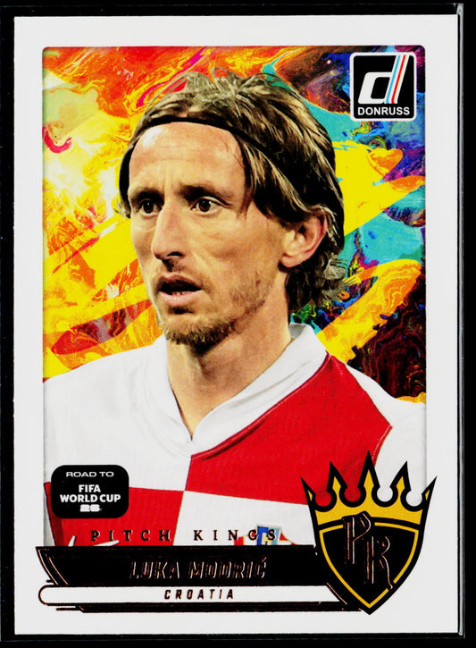 2025-26 Donruss Road to FIFA World Cup #15 Luka Modric Pitch Kings
