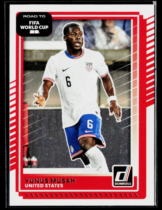 2025-26 Donruss Road to FIFA World Cup #20 Yunus Musah
