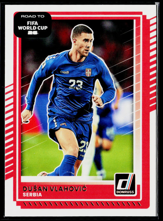 2025-26 Donruss Road to FIFA World Cup #54 Dusan Vlahovic