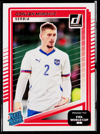 2025-26 Donruss Road to FIFA World Cup #241 Ognjen Mimovic