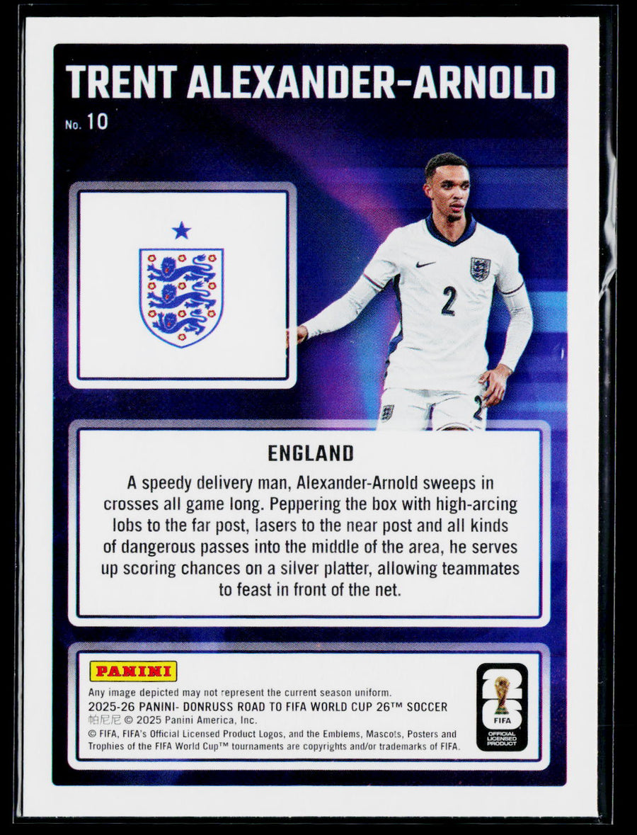 2025-26 Donruss Road to FIFA World Cup #10 Trent Alexander-Arnold Magicians