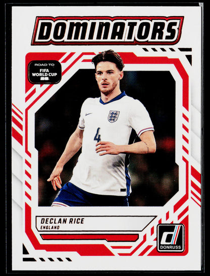 2025-26 Donruss Road to FIFA World Cup #6 Declan Rice Dominators