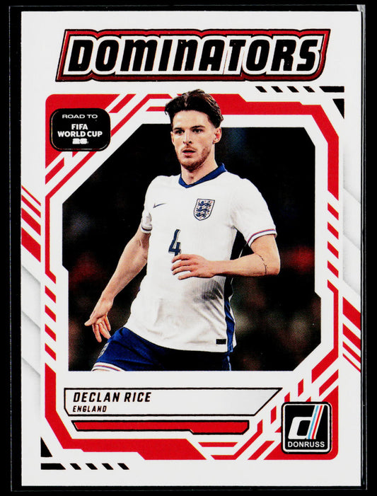 2025-26 Donruss Road to FIFA World Cup #6 Declan Rice Dominators