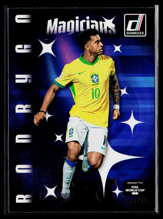 2025-26 Donruss Road to FIFA World Cup #4 Rodrygo Magicians
