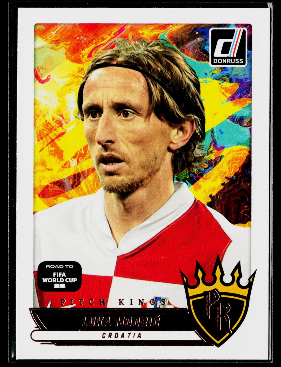 2025-26 Donruss Road to FIFA World Cup #15 Luka Modric Pitch Kings