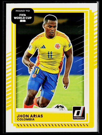 2025-26 Donruss Road to FIFA World Cup #124 Jhon Arias