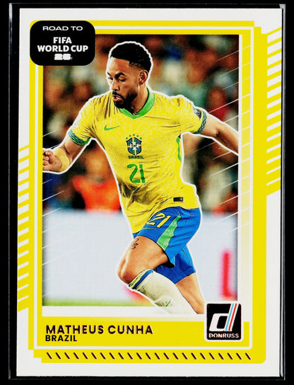 2025-26 Donruss Road to FIFA World Cup #182 Matheus Cunha