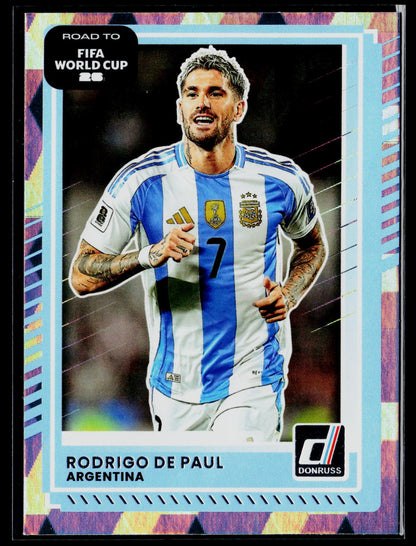 2025-26 Donruss Road to FIFA World Cup #161 Rodrigo de Paul