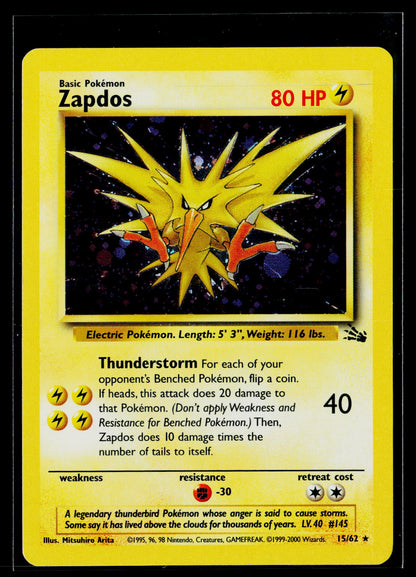 Fossil #15/62 Zapdos (15)