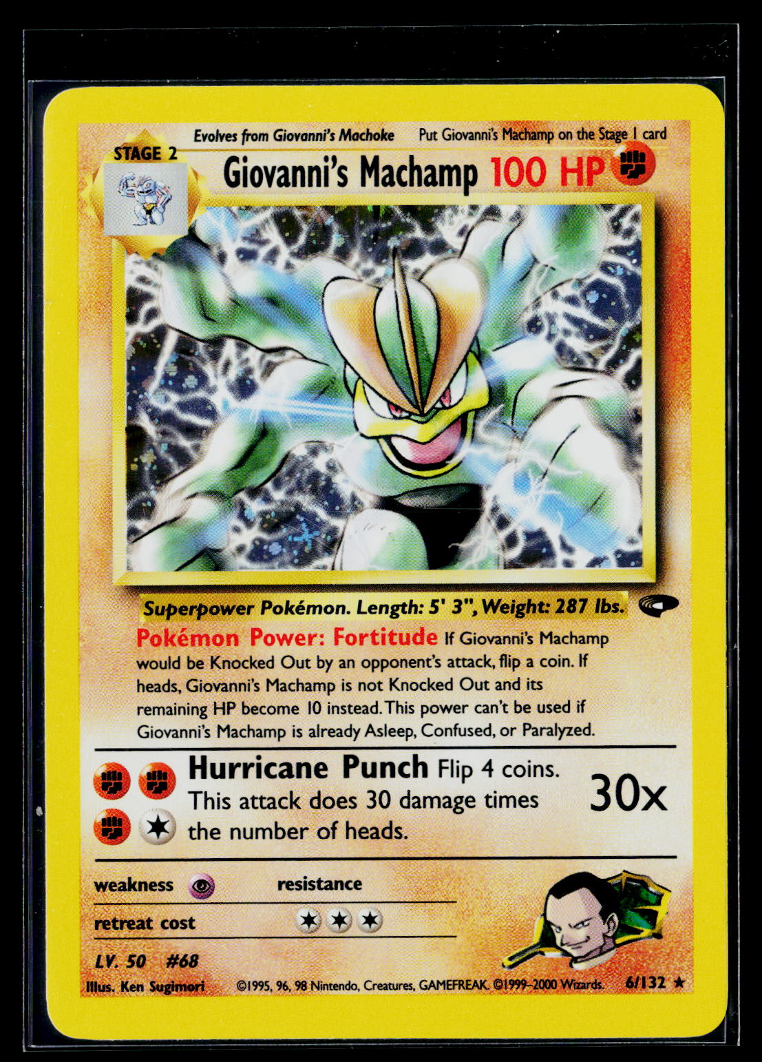 Gym Challenge #006/132 Giovanni's Machamp