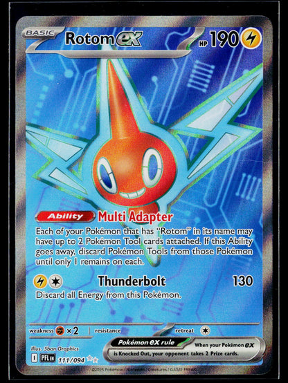 ME02: Phantasmal Flames #111/094 Rotom ex