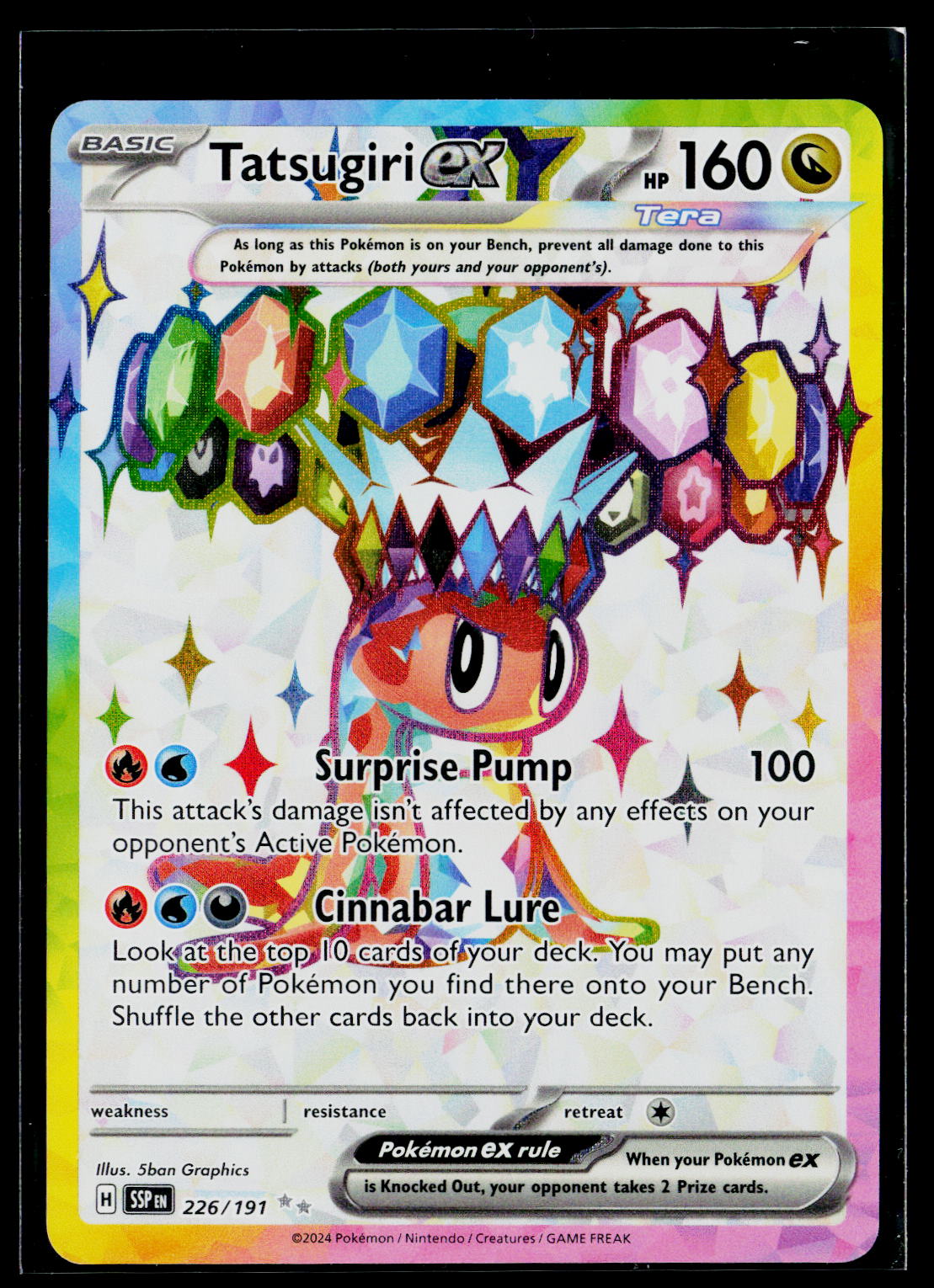 SV08: Surging Sparks #226/191 Tatsugiri ex