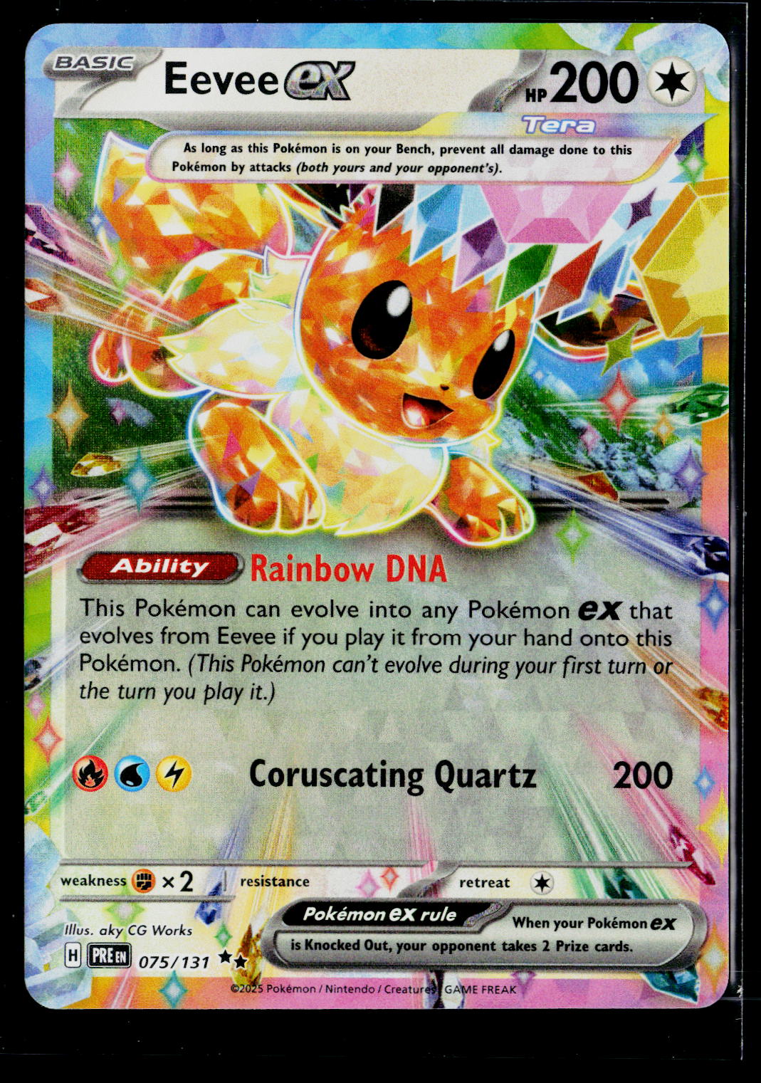 SV: Prismatic Evolutions #075/131 Eevee ex