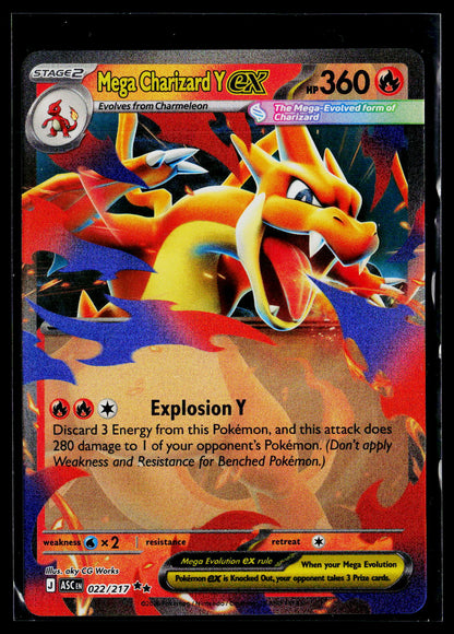 ME: Ascended Heroes #022/217 Mega Charizard Y ex