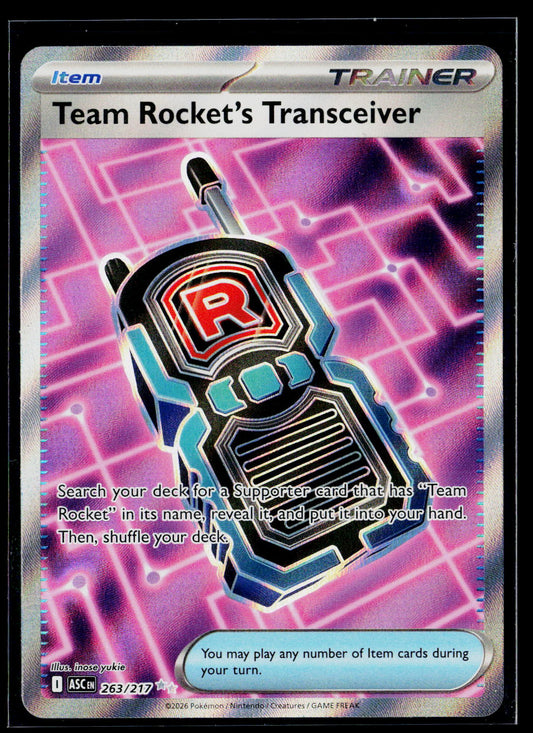 ME: Ascended Heroes #263/217 Team Rocket's Transceiver