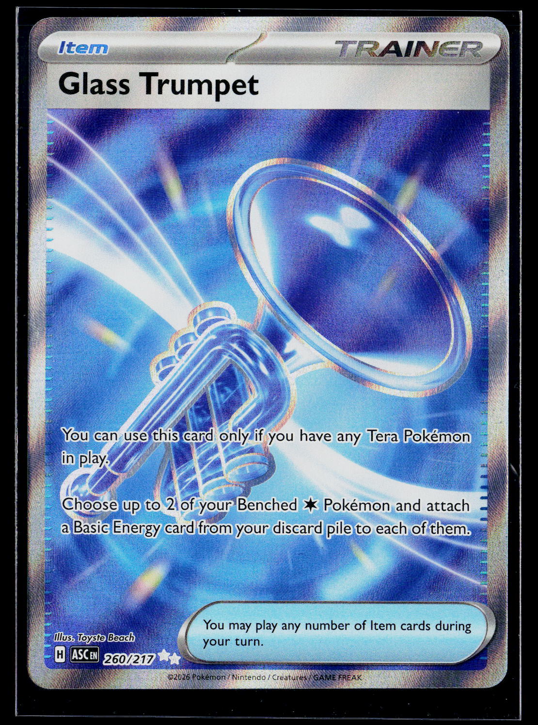 ME: Ascended Heroes #260/217 Glass Trumpet