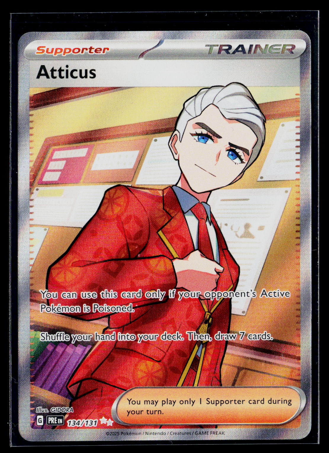 SV: Prismatic Evolutions #134/131 Atticus