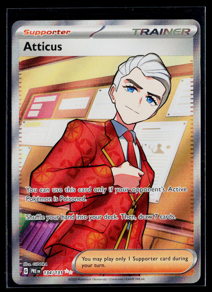SV: Prismatic Evolutions #134/131 Atticus