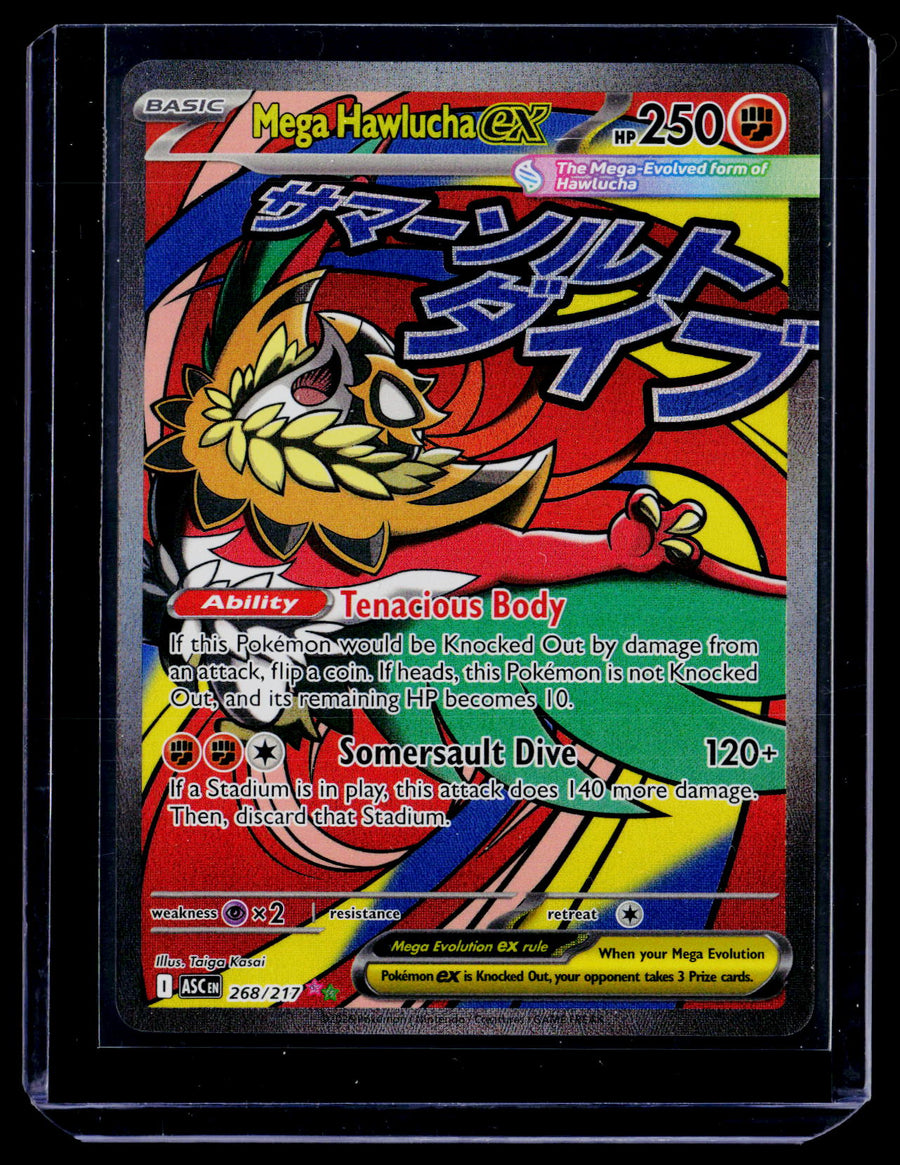 ME: Ascended Heroes #268/217 Mega Hawlucha ex