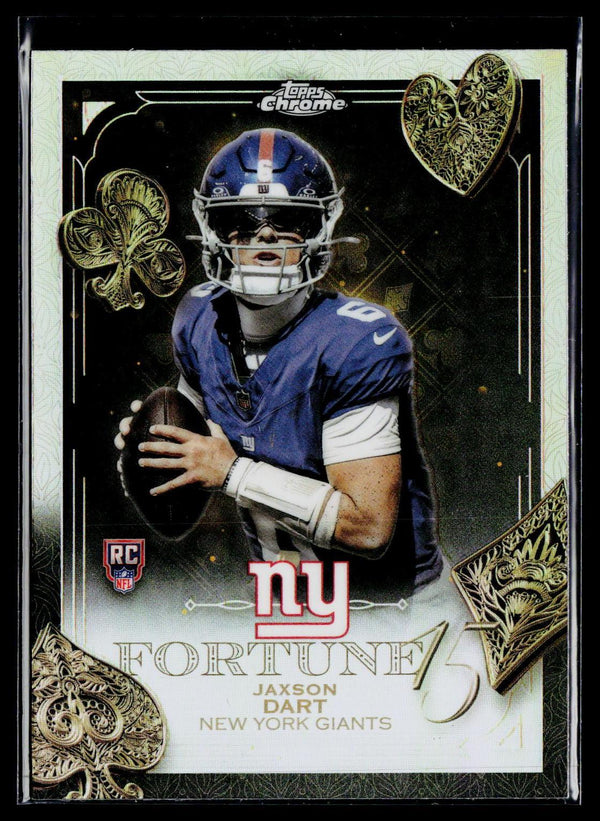 2025 Topps Chrome #F15-23 Jaxson Dart Fortune 15-Fractor