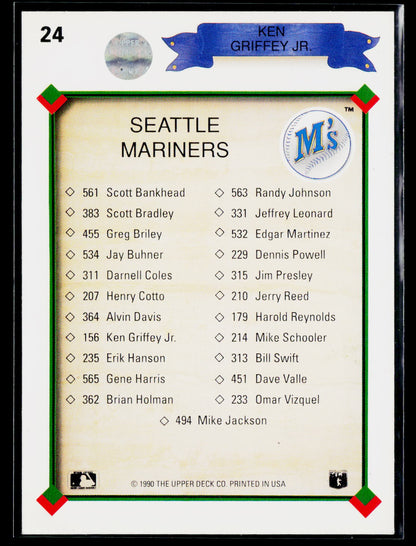 1990 Upper Deck #24 Ken Griffey Jr.