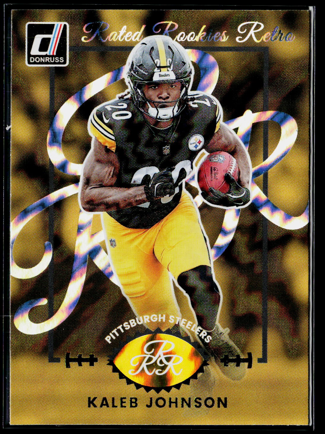 2025 Donruss #19 Kaleb Johnson Rated Rookies Retro