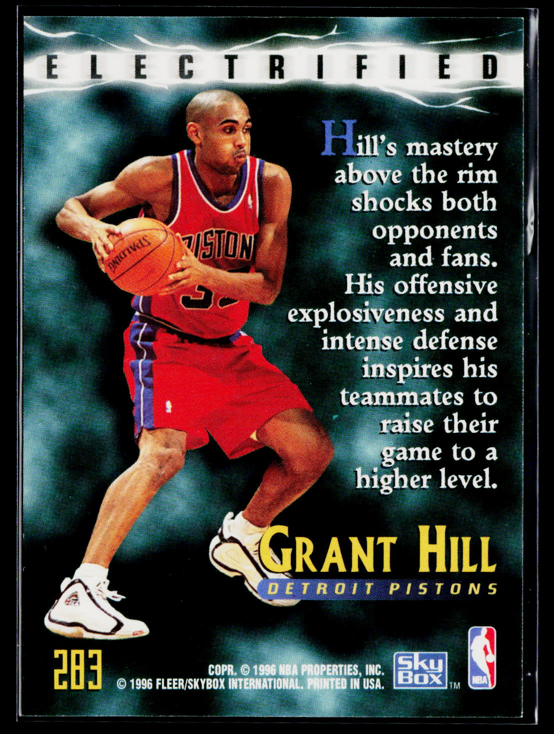1995-96 SkyBox Premium #283 Grant Hill
