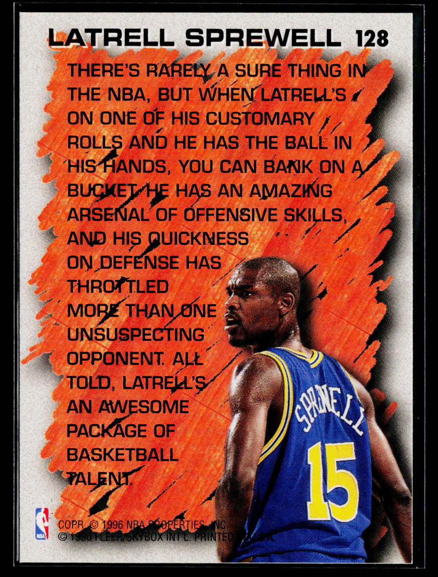 1996-97 Fleer #128 Latrell Sprewell