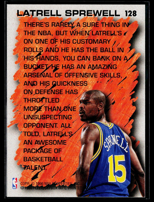 1996-97 Fleer #128 Latrell Sprewell